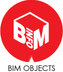 B INFO M Objects red background icon