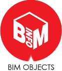 B INFO M Objects red background icon